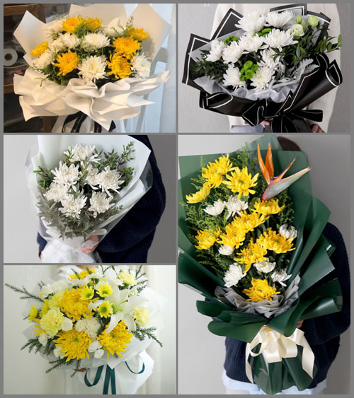 河南驻马店正阳县王勿桥乡白事花束代送